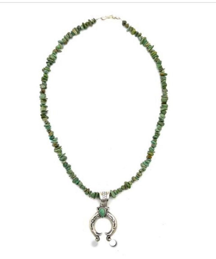 Navajo Handmade Sonoran & Kingman Necklace - SharonMcCarthy