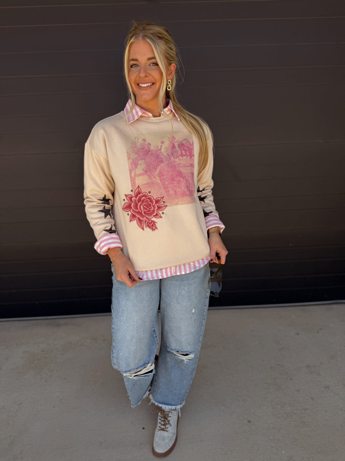 Stanford Rose Sweatshirt
