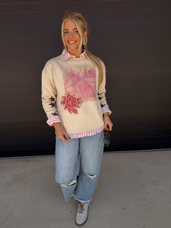 Stanford Rose Sweatshirt