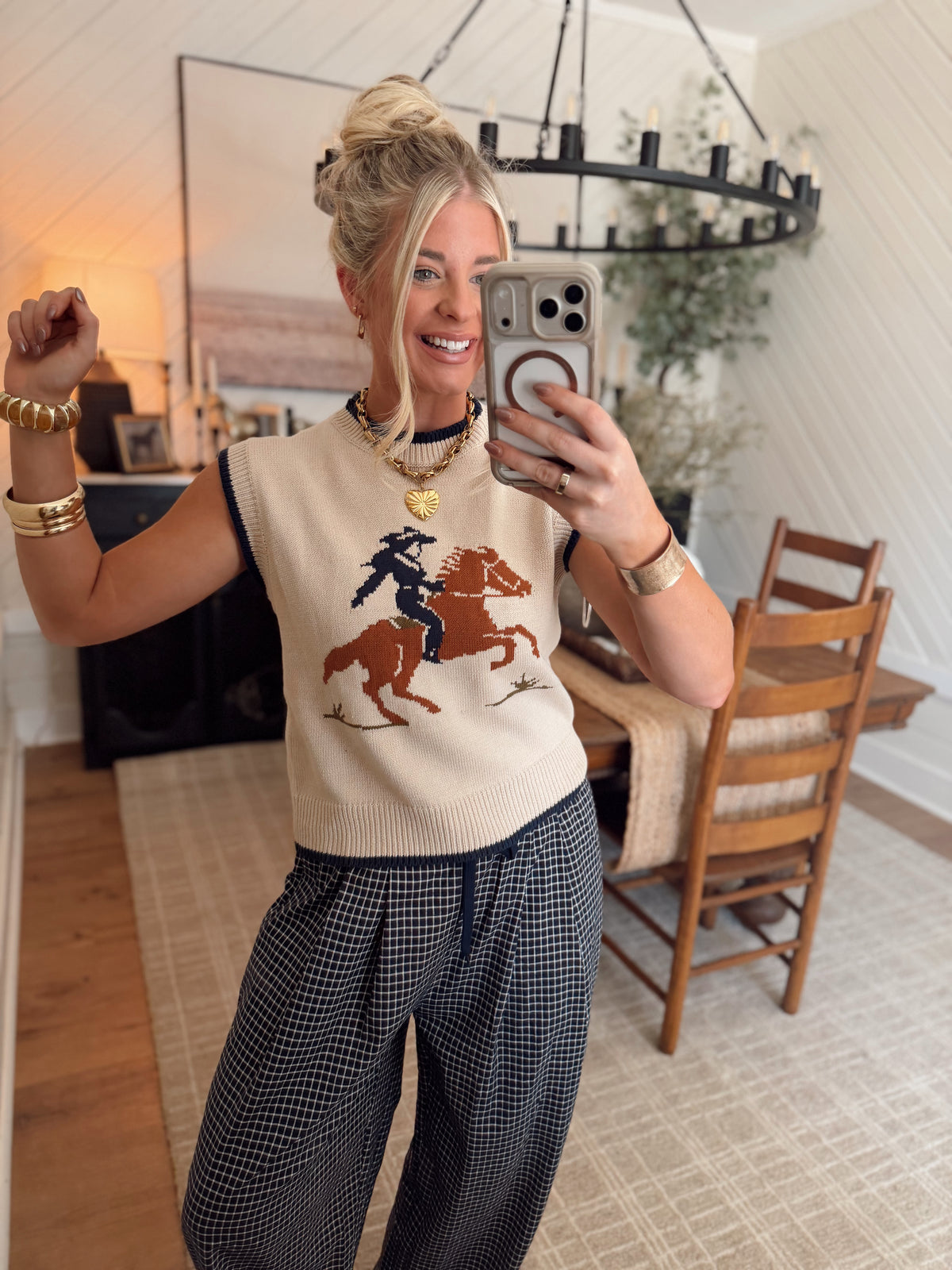 Pony Express Sweater Vest