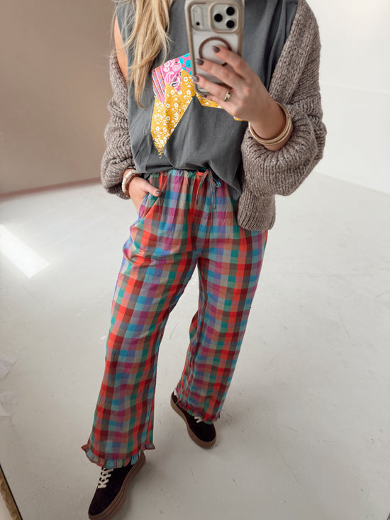 Rosalie Plaid Pants