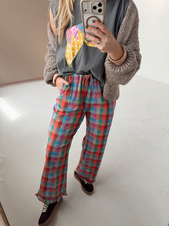 Rosalie Plaid Pants