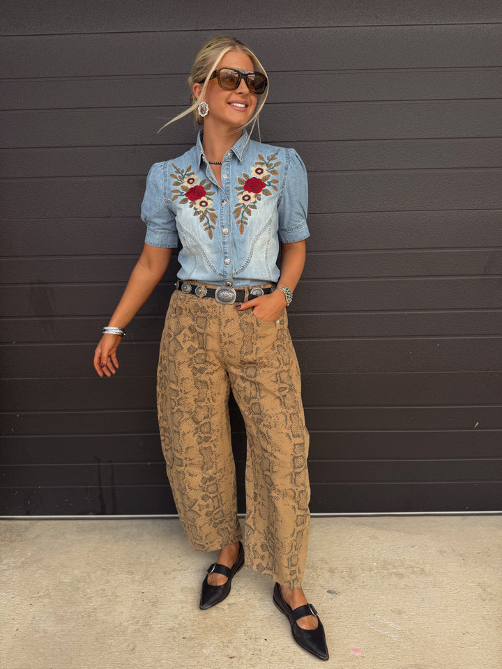 Sutton Top *Denim