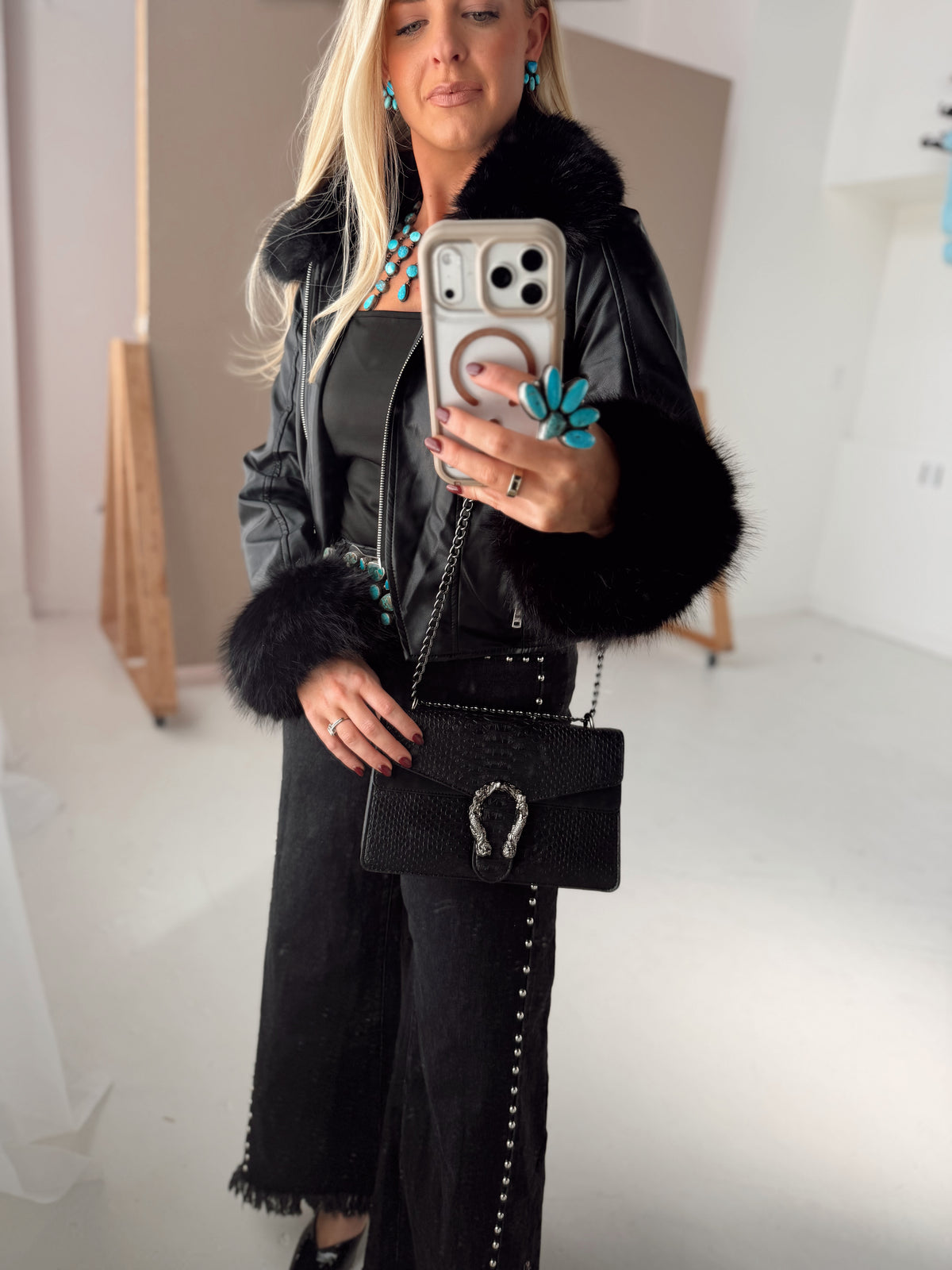 Harley Horseshoe Handbag