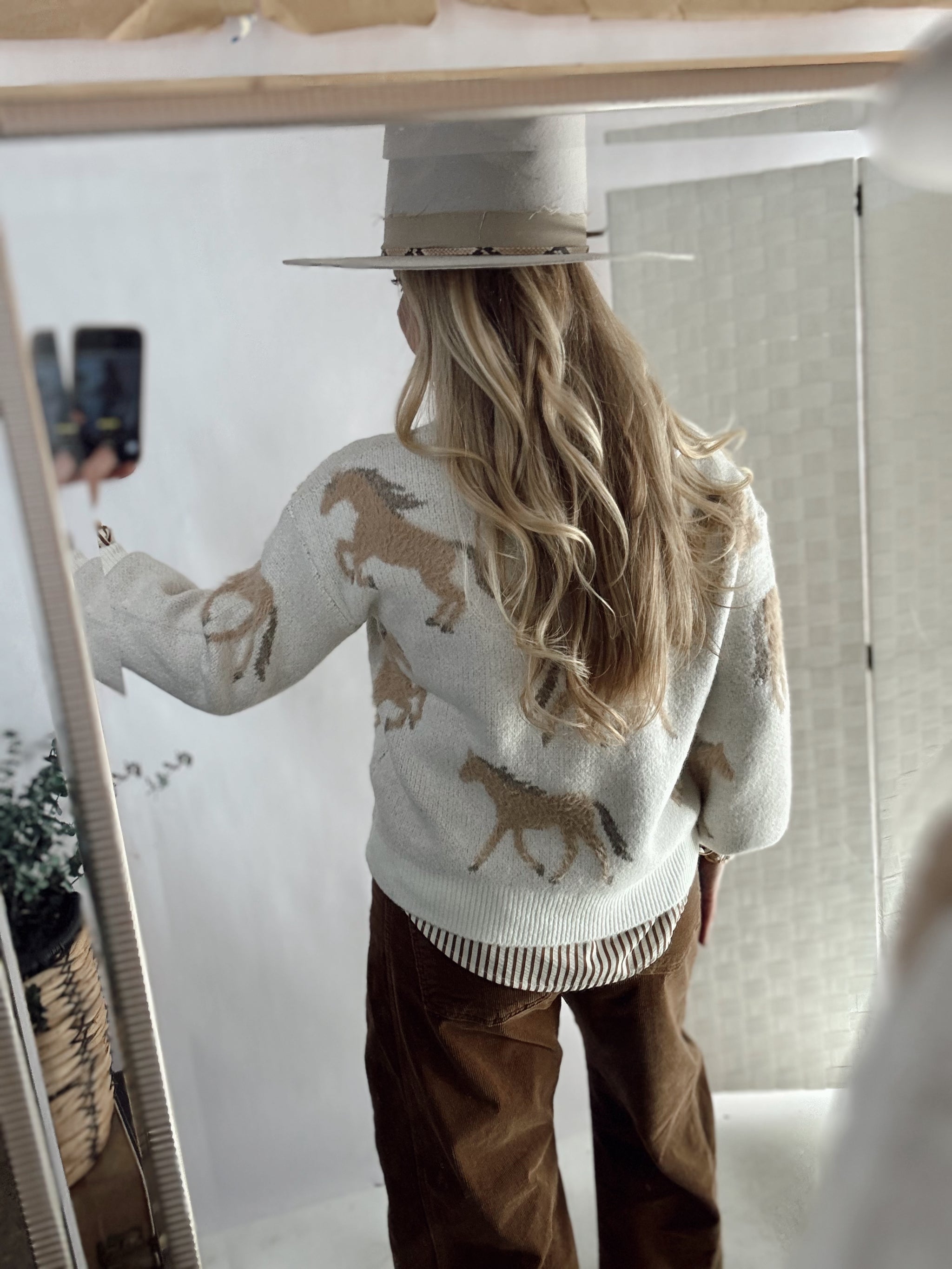Galloping Horses Sweater