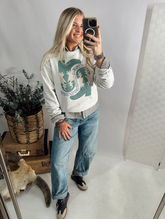 Kick Rocks Cowboy Sweatshirt