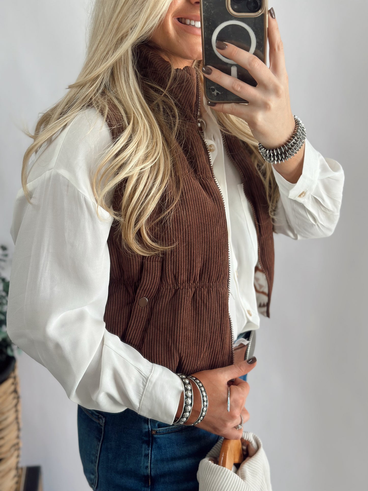 Polly Puffer Vest*CREAM-DOOR BUSTER