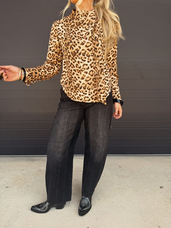 Louie Leopard Top
