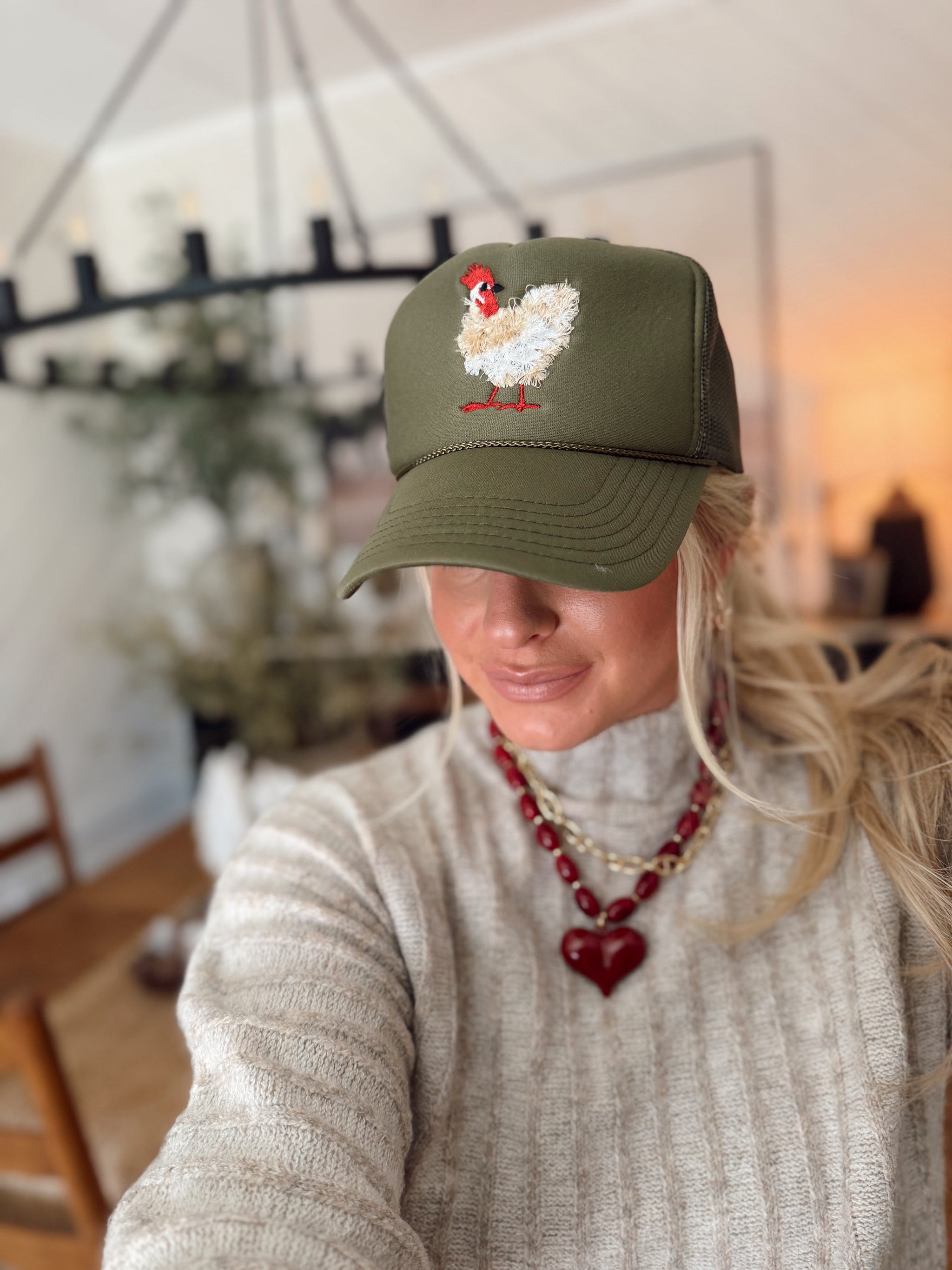 Fluffy Clucker Hat