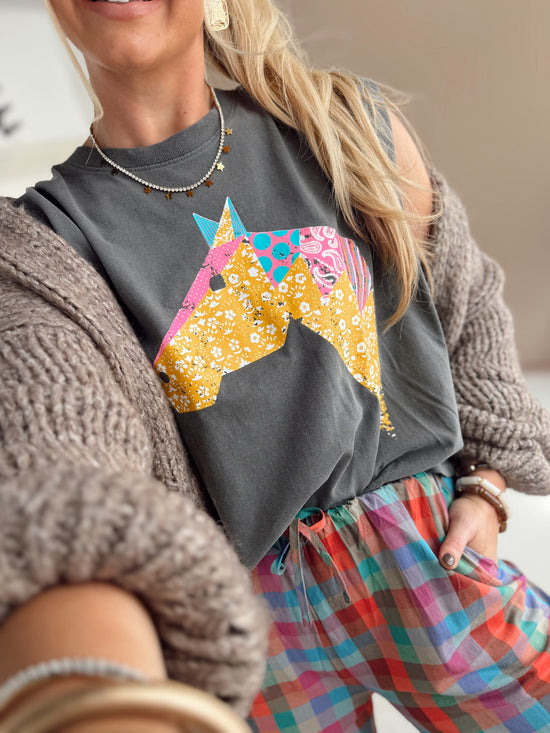 Quilted Horse Tank
