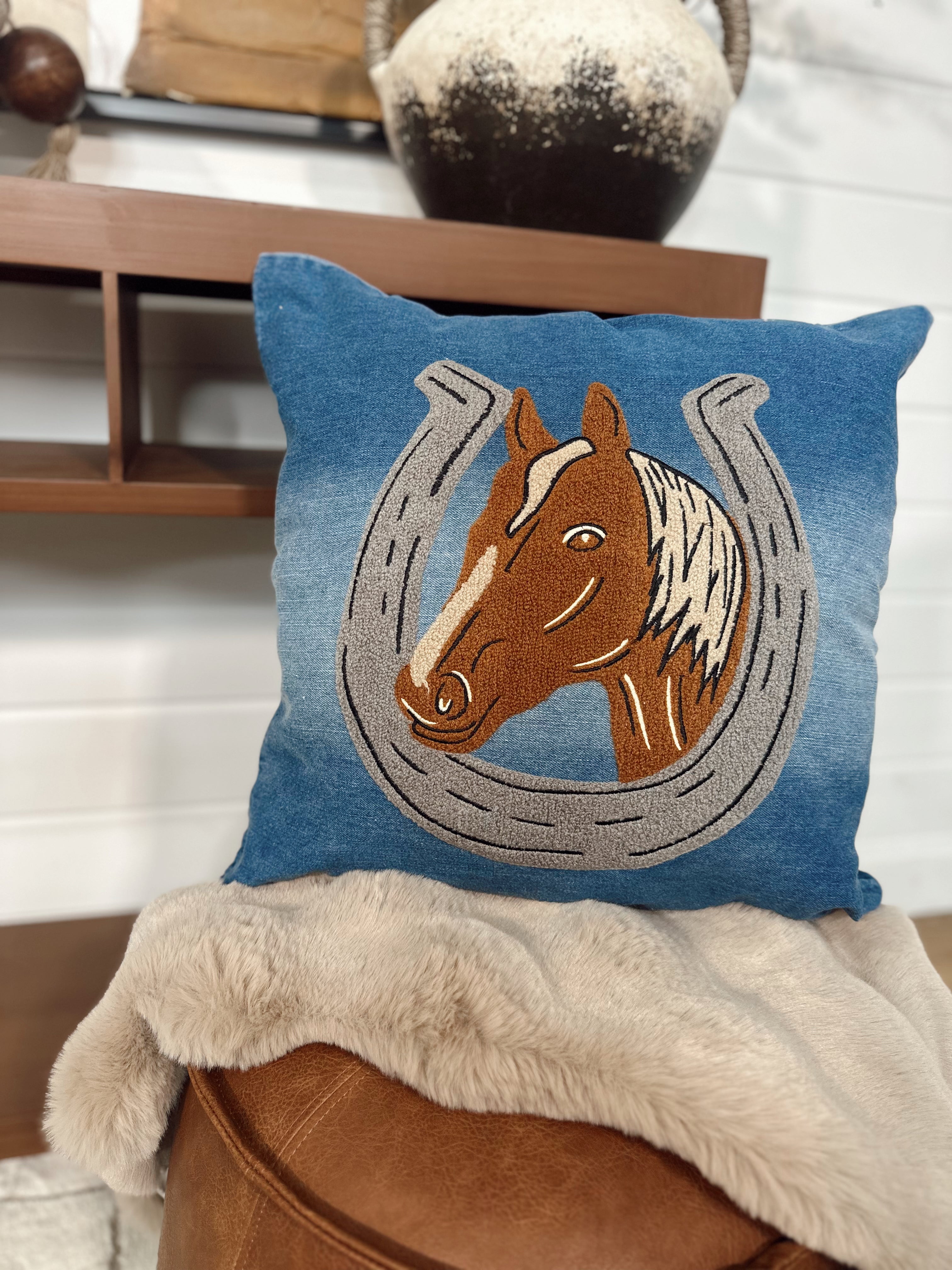 DENIM DARLIN' Pillow Cover