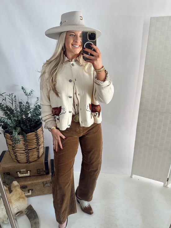RANCH ROYALTY CARDIGAN *HERFY