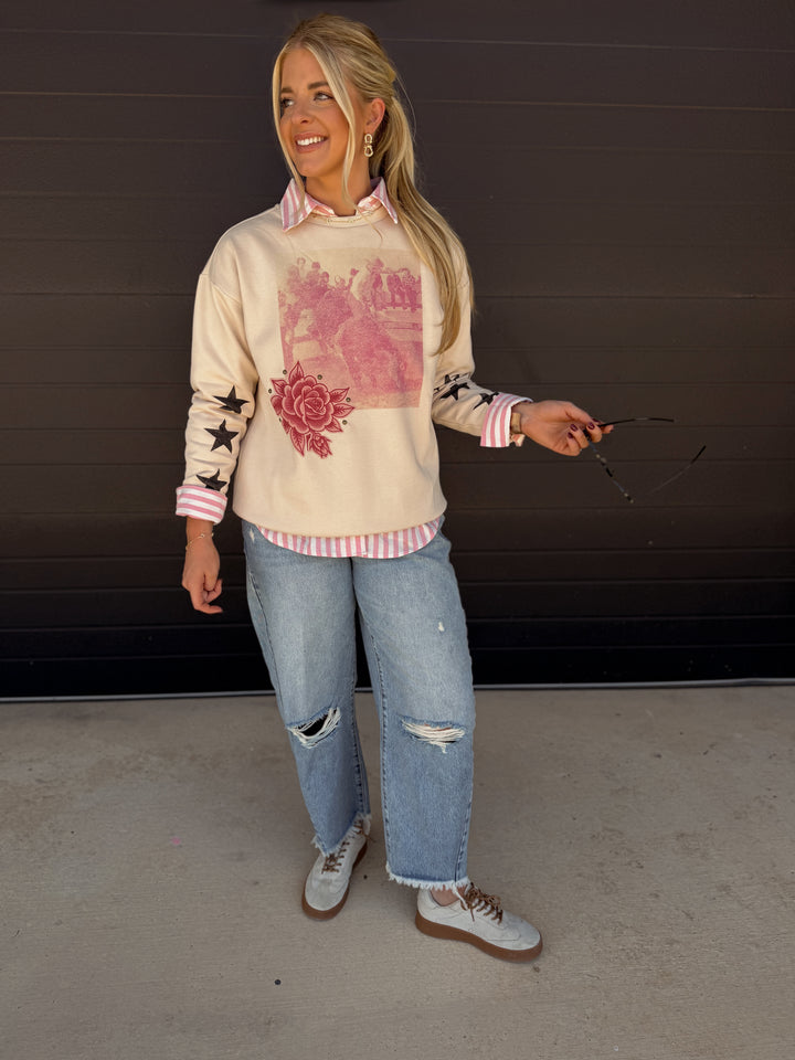 Stanford Rose Sweatshirt