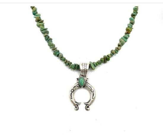 Navajo Handmade Sonoran & Kingman Necklace - SharonMcCarthy