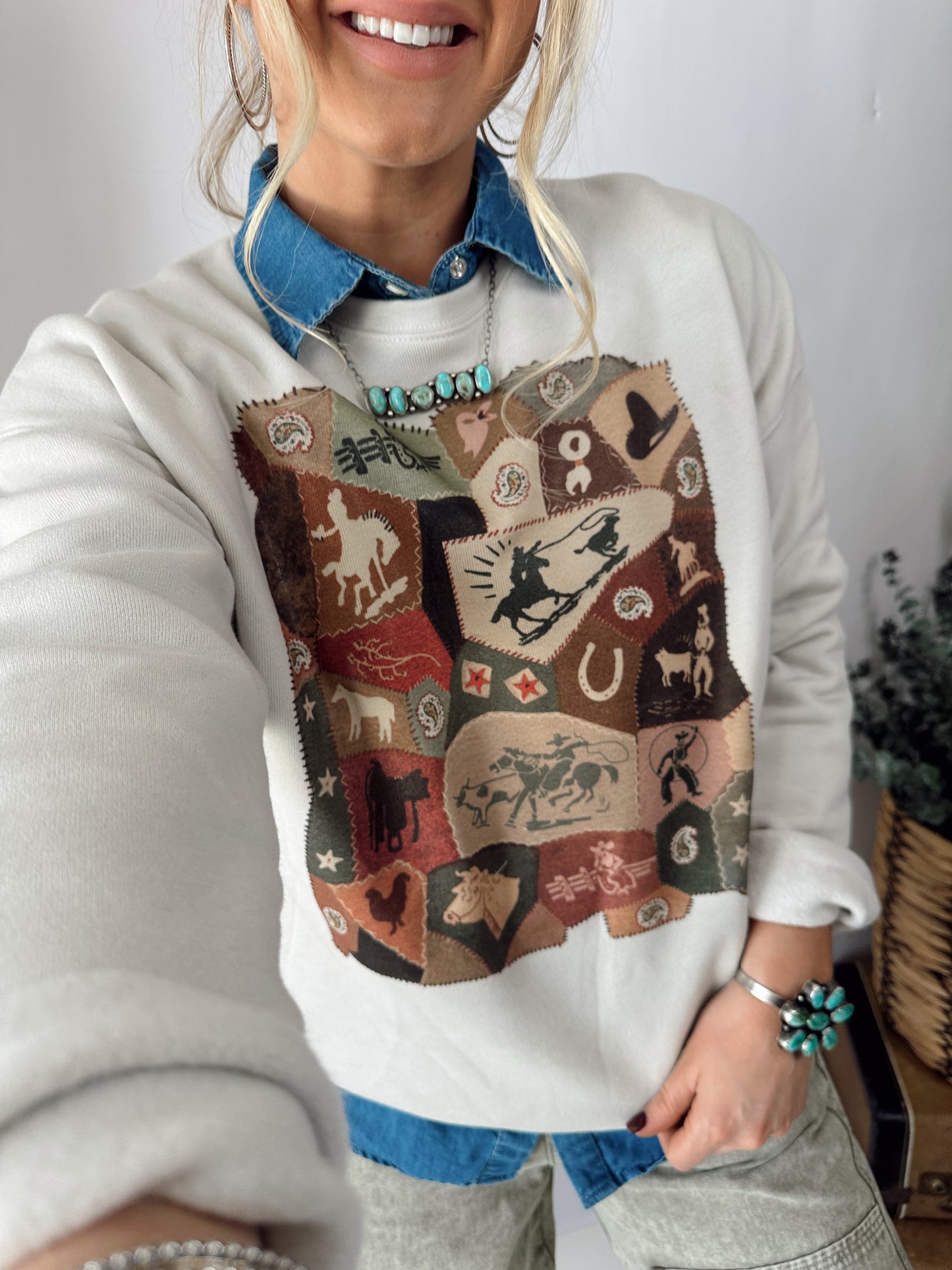 Antique Quilt Sweatshirt