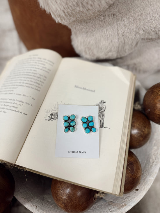 Danielle Hada Collection Kingman Turquoise Earrings