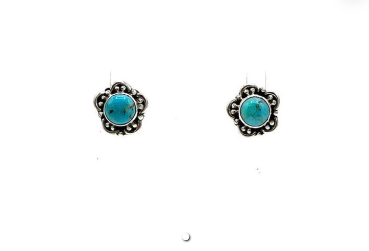 Allie Kingman Turquoise Earringsp  Hada Collection