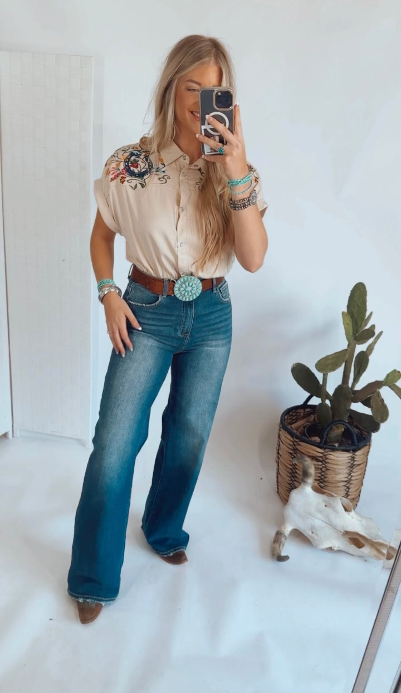 Rodeo Embroidered Bodysuit