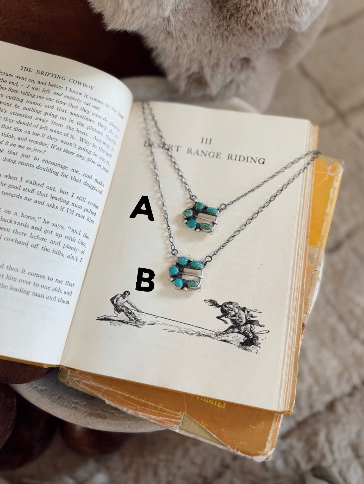 Buckle Hada Collection Kingman Turquoise Necklace