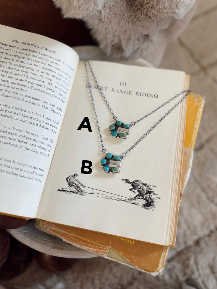 Buckle Hada Collection Kingman Turquoise Necklace