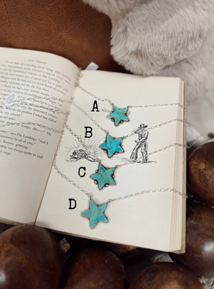 Shara Star Hada Collection Kingman Turquoise Necklace