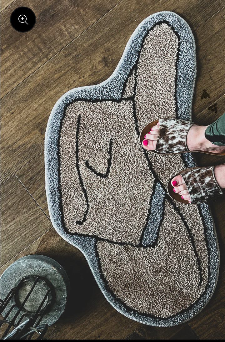 Rodeo Rug ** cowboy hat