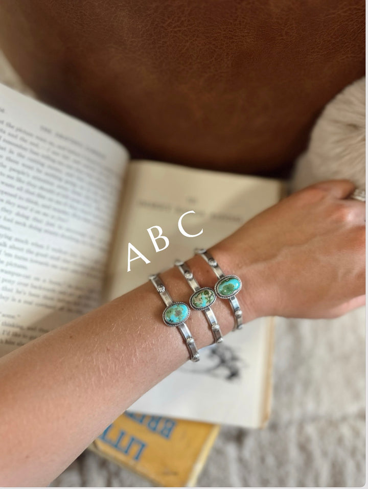 Navajo Handmade Sonoran Gold Bracelet - Sam Yellowhair