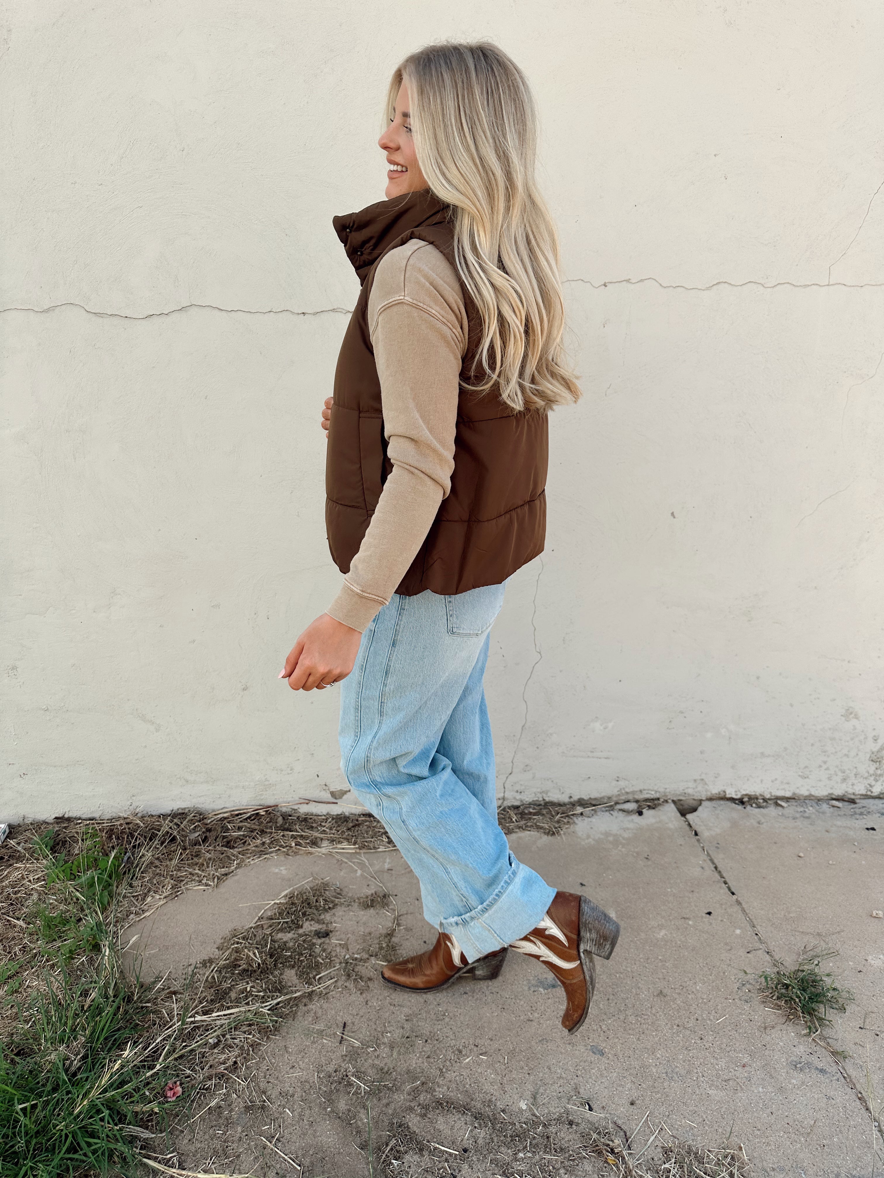 Darci Vest *Brown