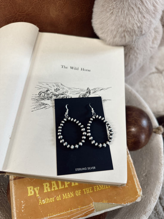 Authentic Sterling Silver Pearl Earrings