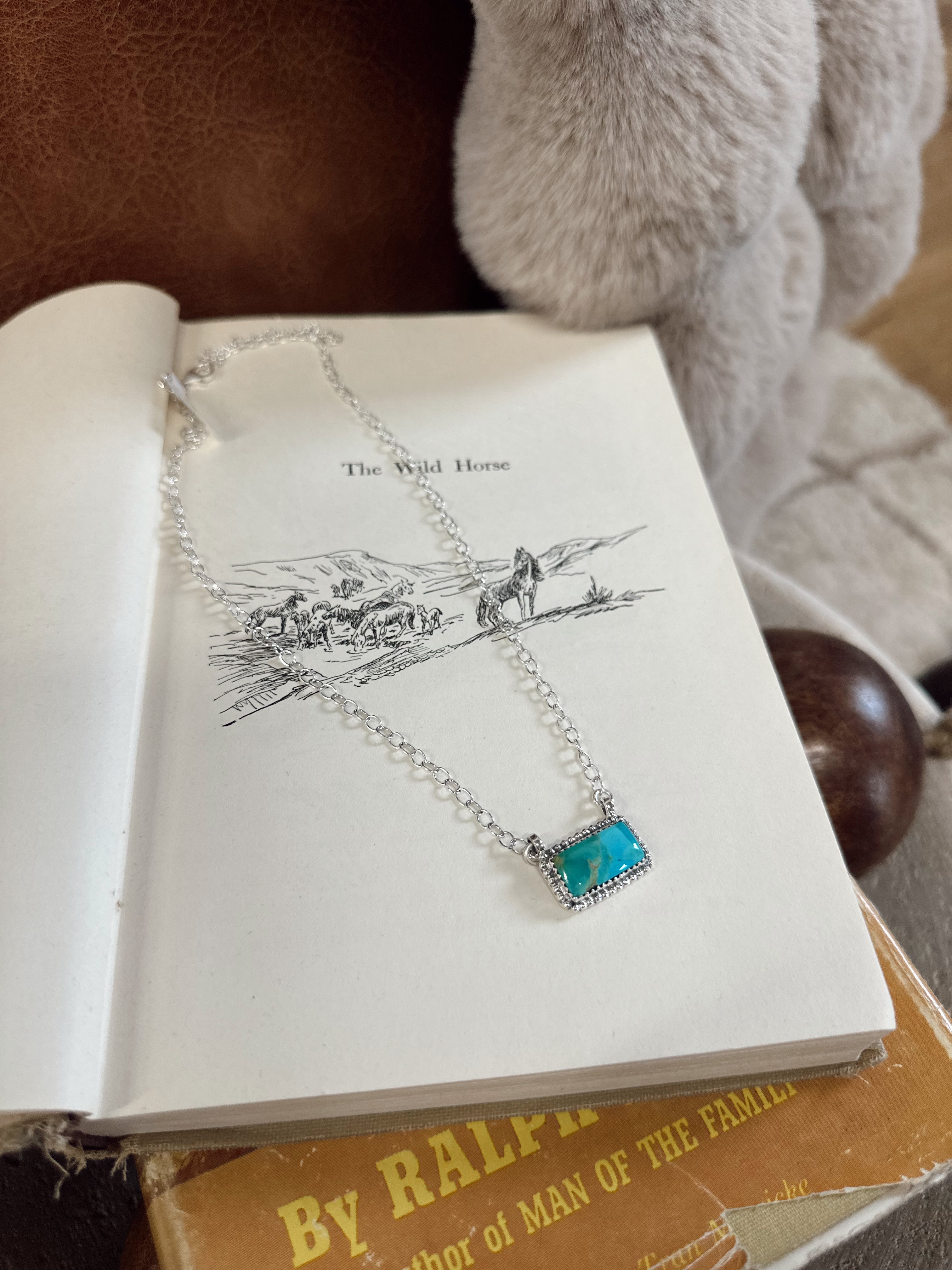 Rodeo Nights Necklace Kingman Turquoise Hada Collection