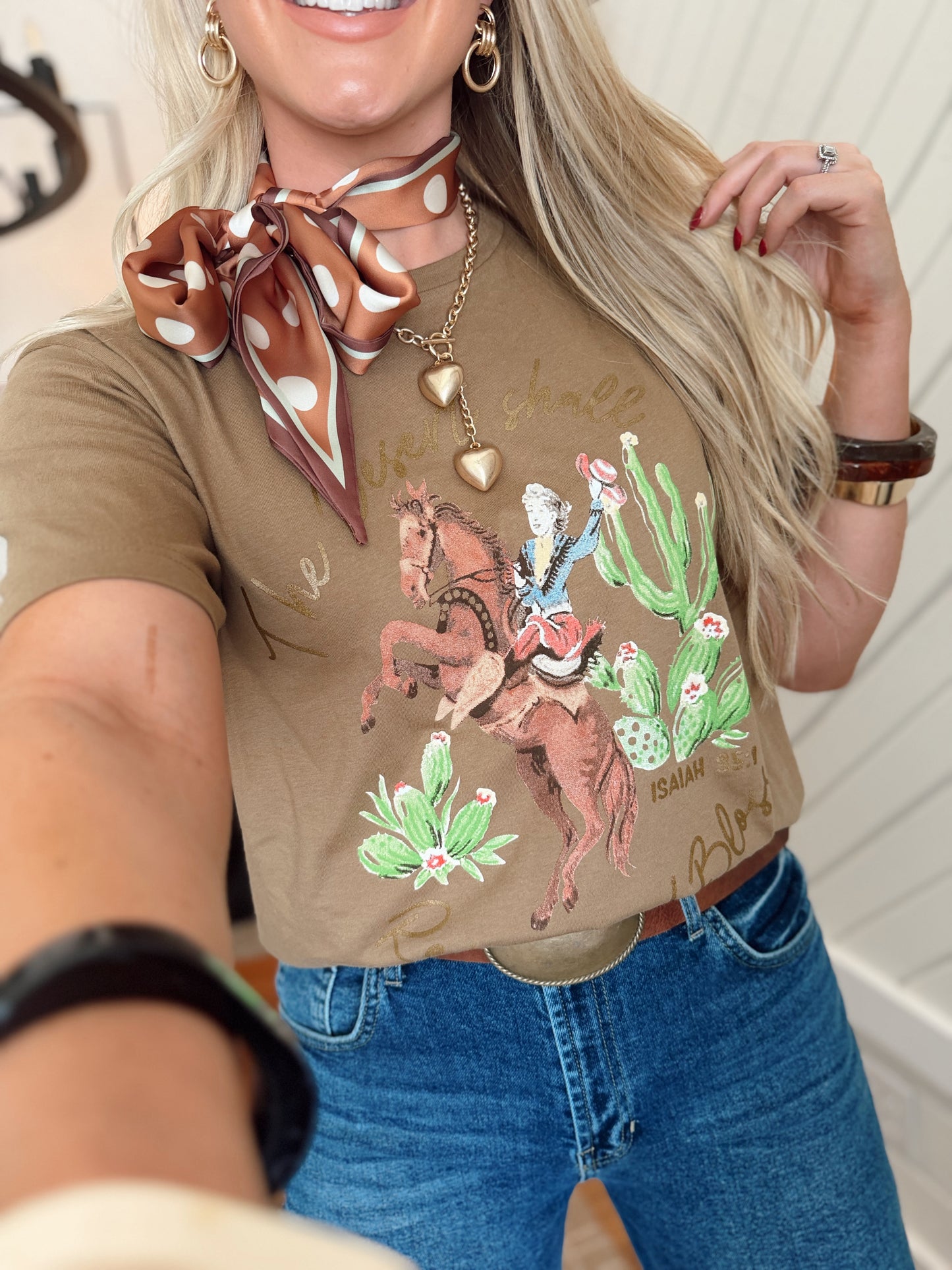 Rejoice & Blossom Tee