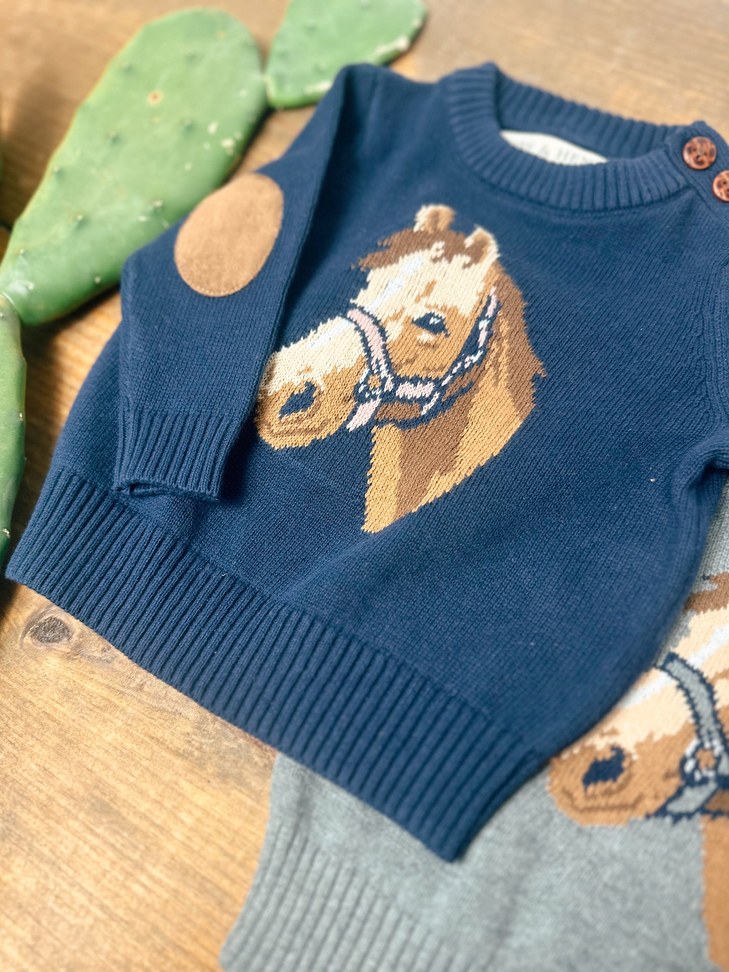 The Horse Sweater - baby (navy)