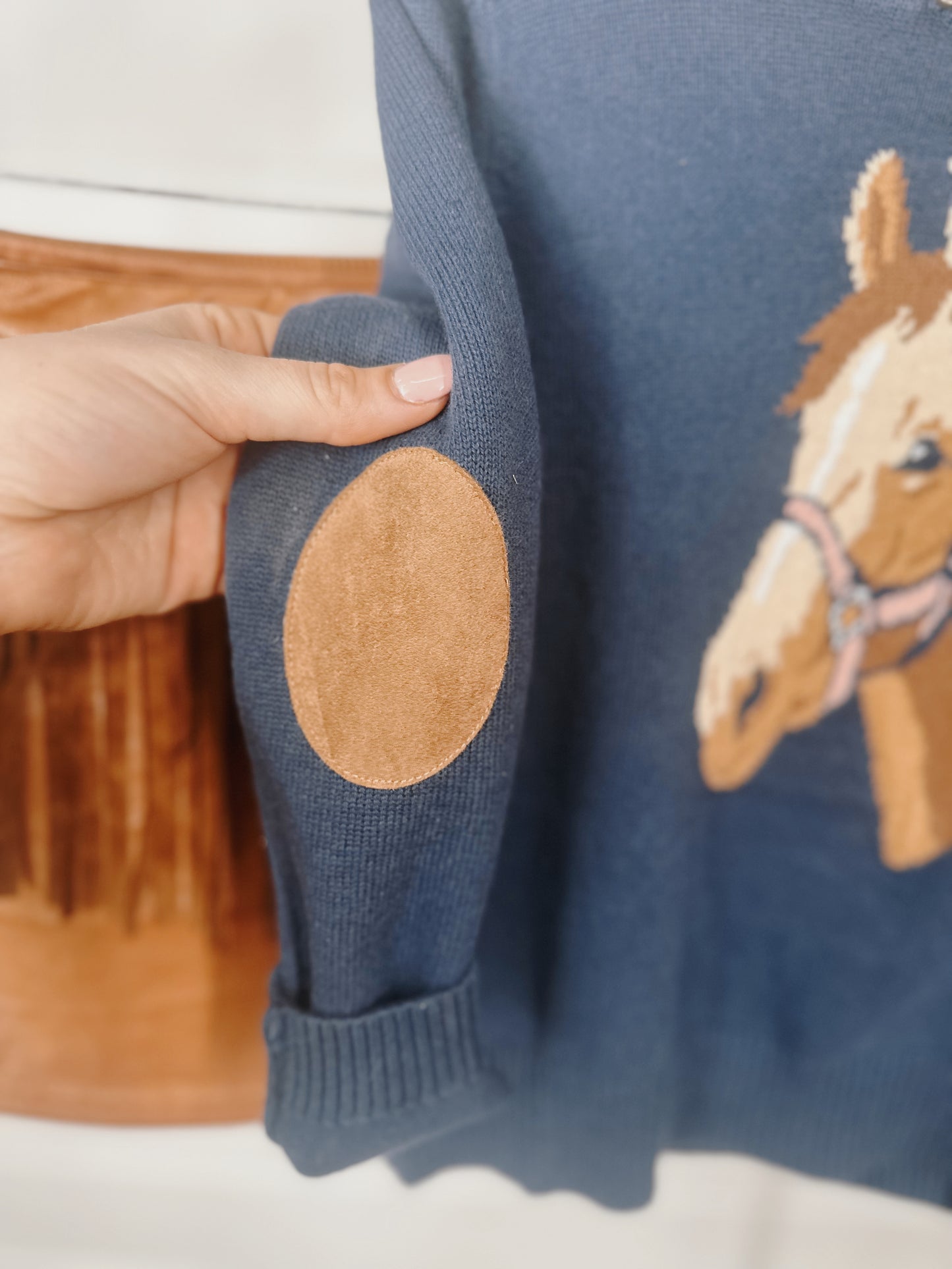 The Horse Sweater - kids (navy)