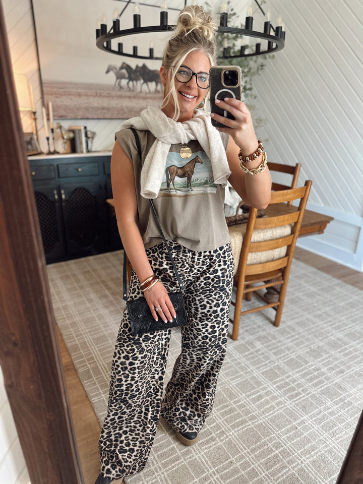 Off Tha Track Pants *LEOPARD