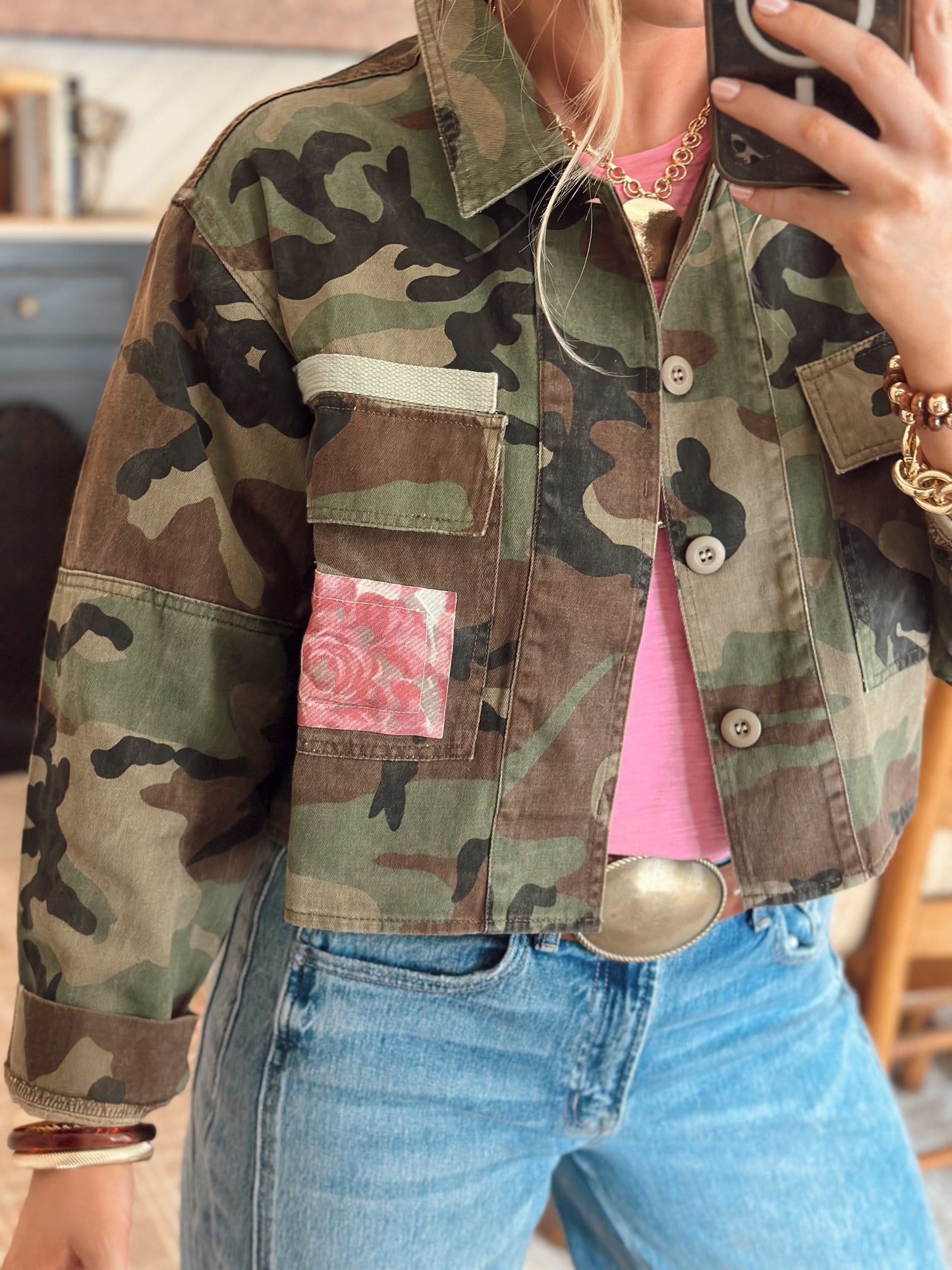 Rosey Camo Jacket