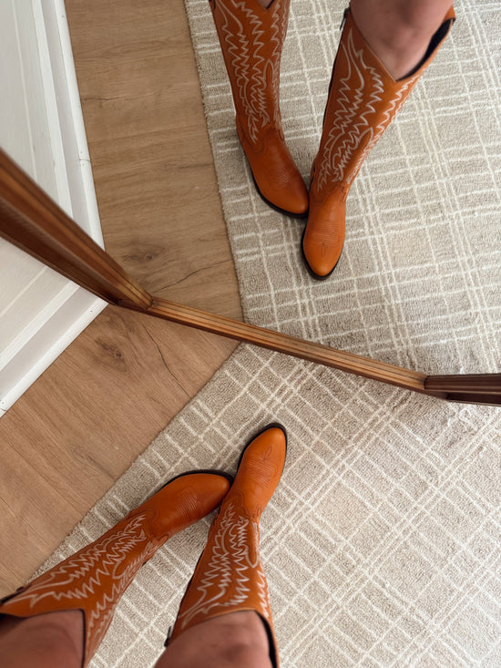 Mossil Cognac Liberty Boots