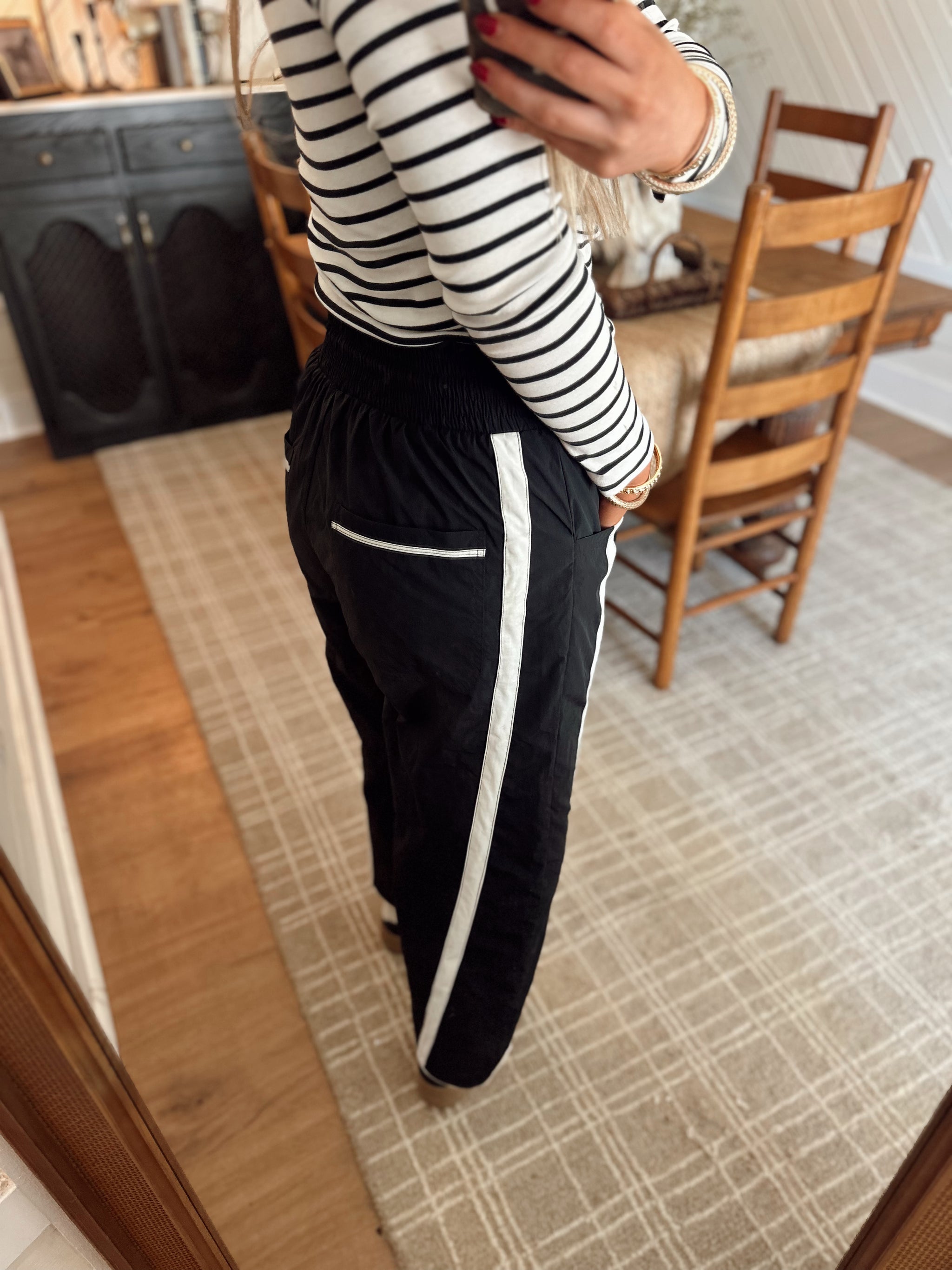 Mustang Pants *Black/White