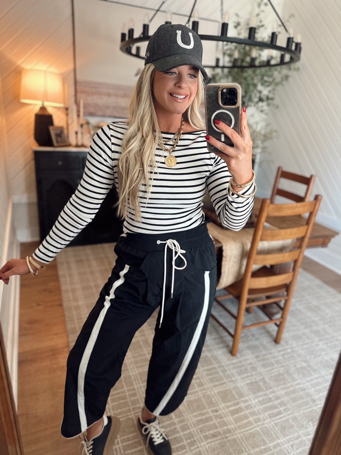Mustang Pants *Black/White