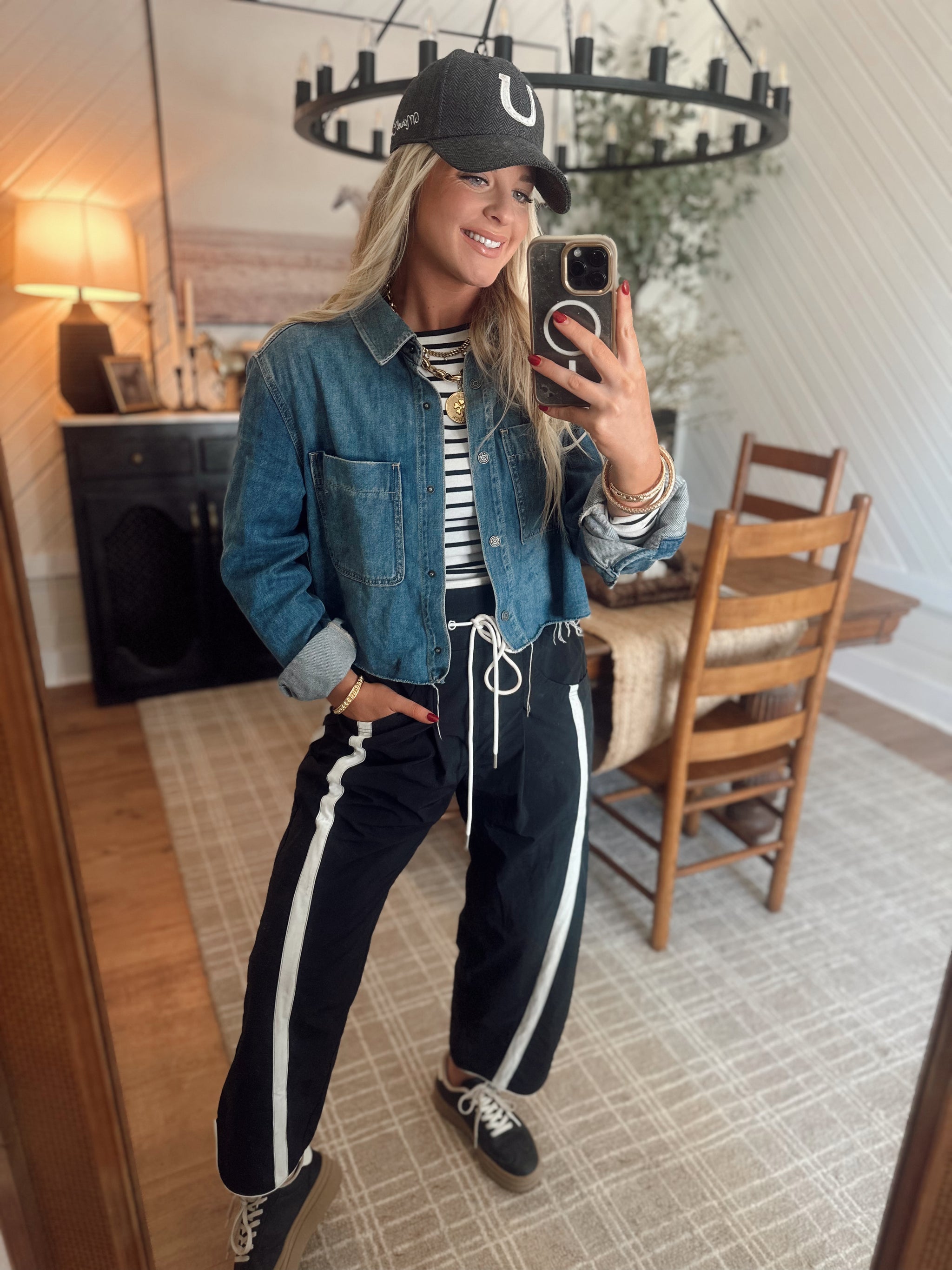Mustang Pants *Black/White