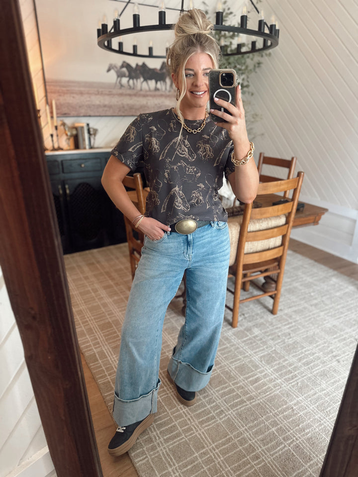 Doodle Dos Tee *Charcoal