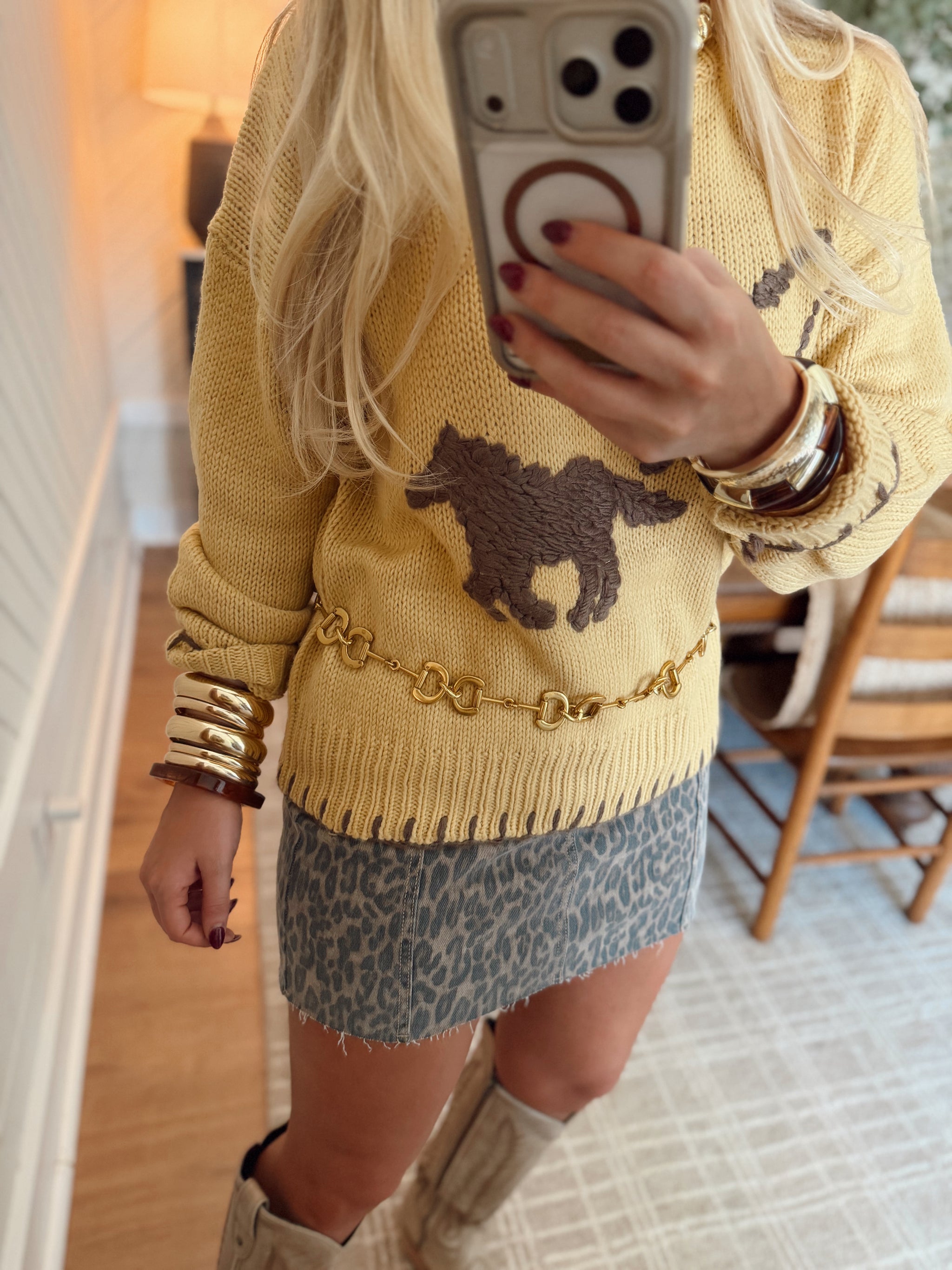 Macy Cheetah Skirt