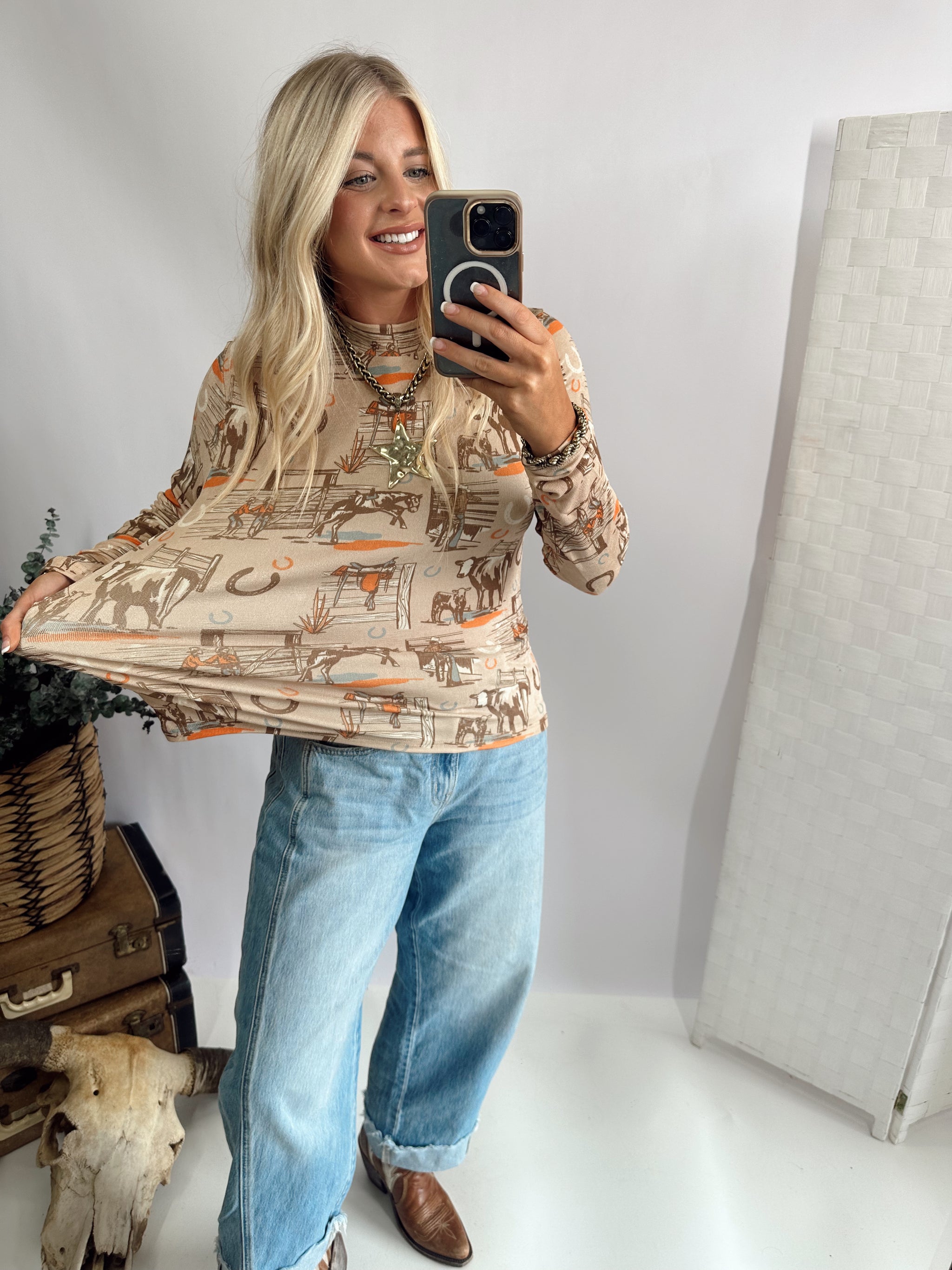 SUNSET RANCH L/S *RETRO