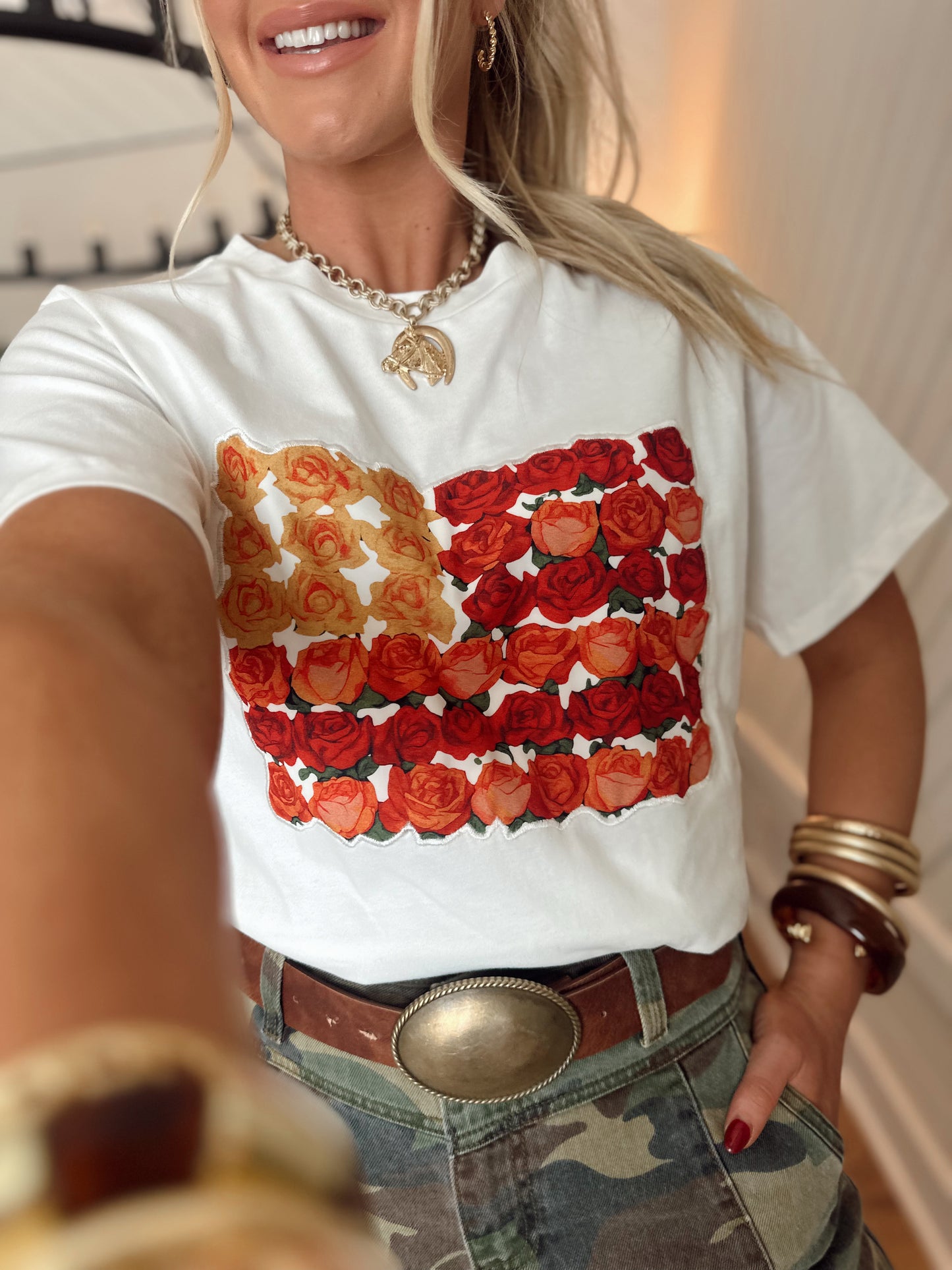 The American Rose Tee
