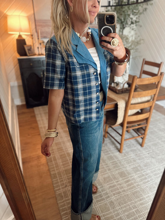 Blue Bonnet Rodeo Blouse