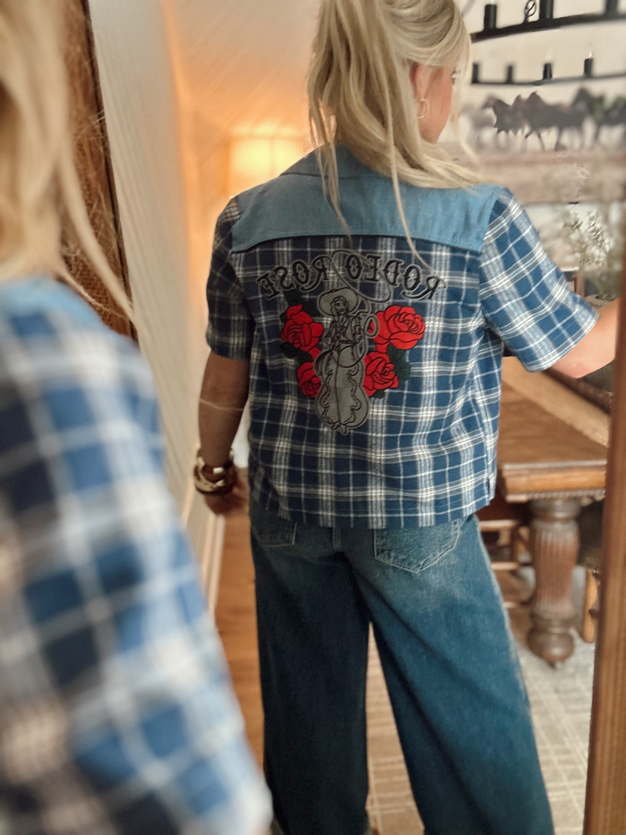 Blue Bonnet Rodeo Blouse