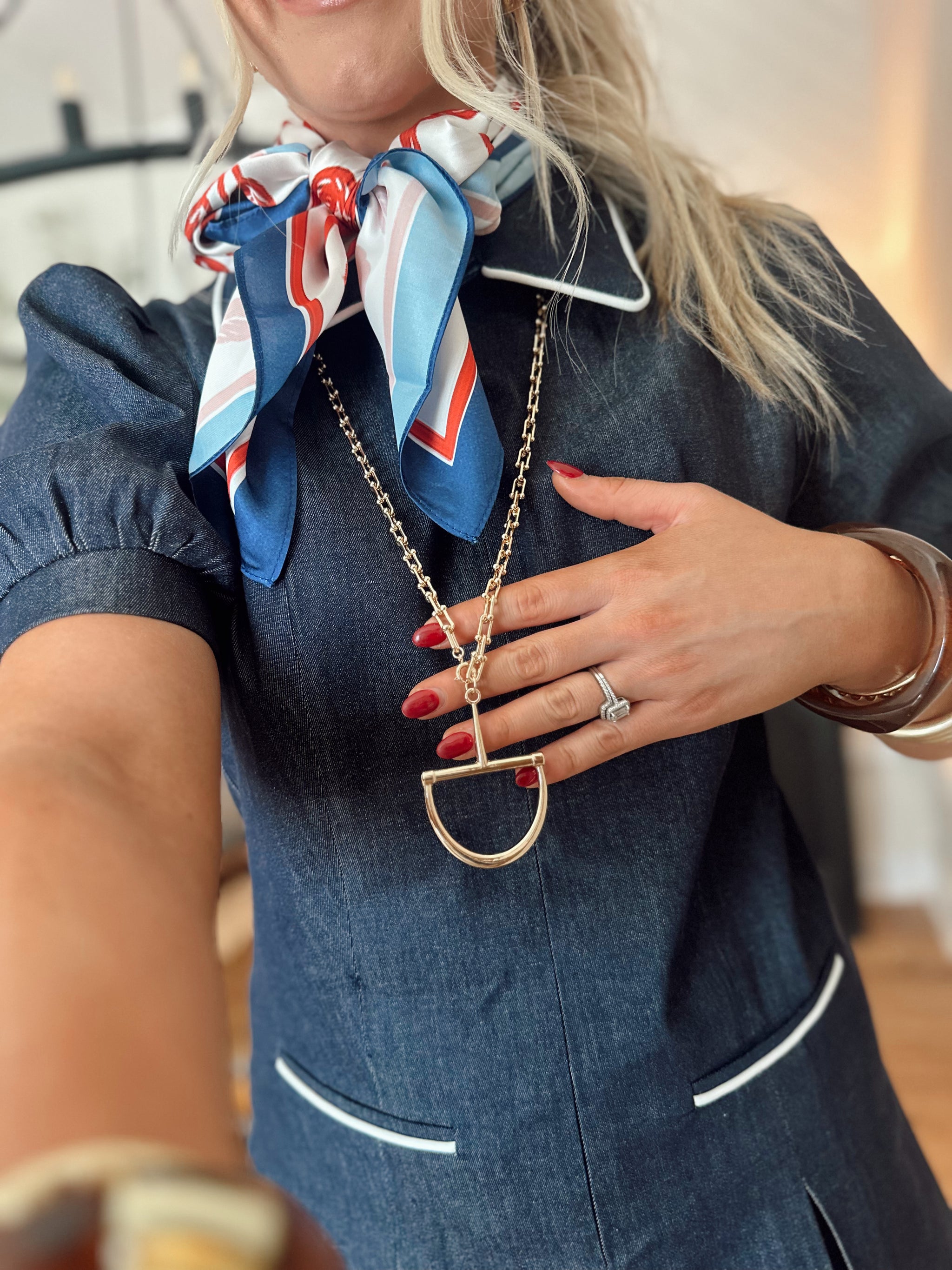 Rodeo Night Necklace *Gold