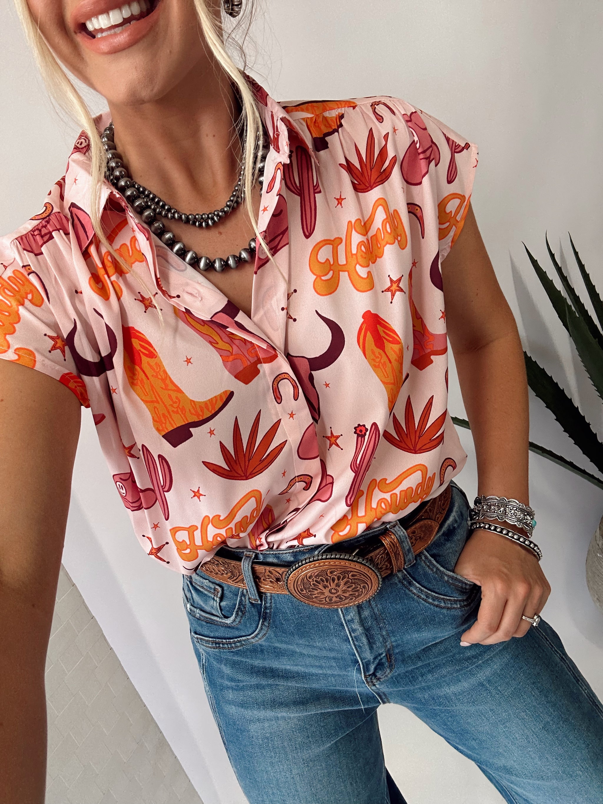 Howdy Daisy Top