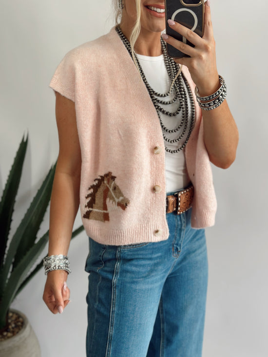 Pink Pony Sweater