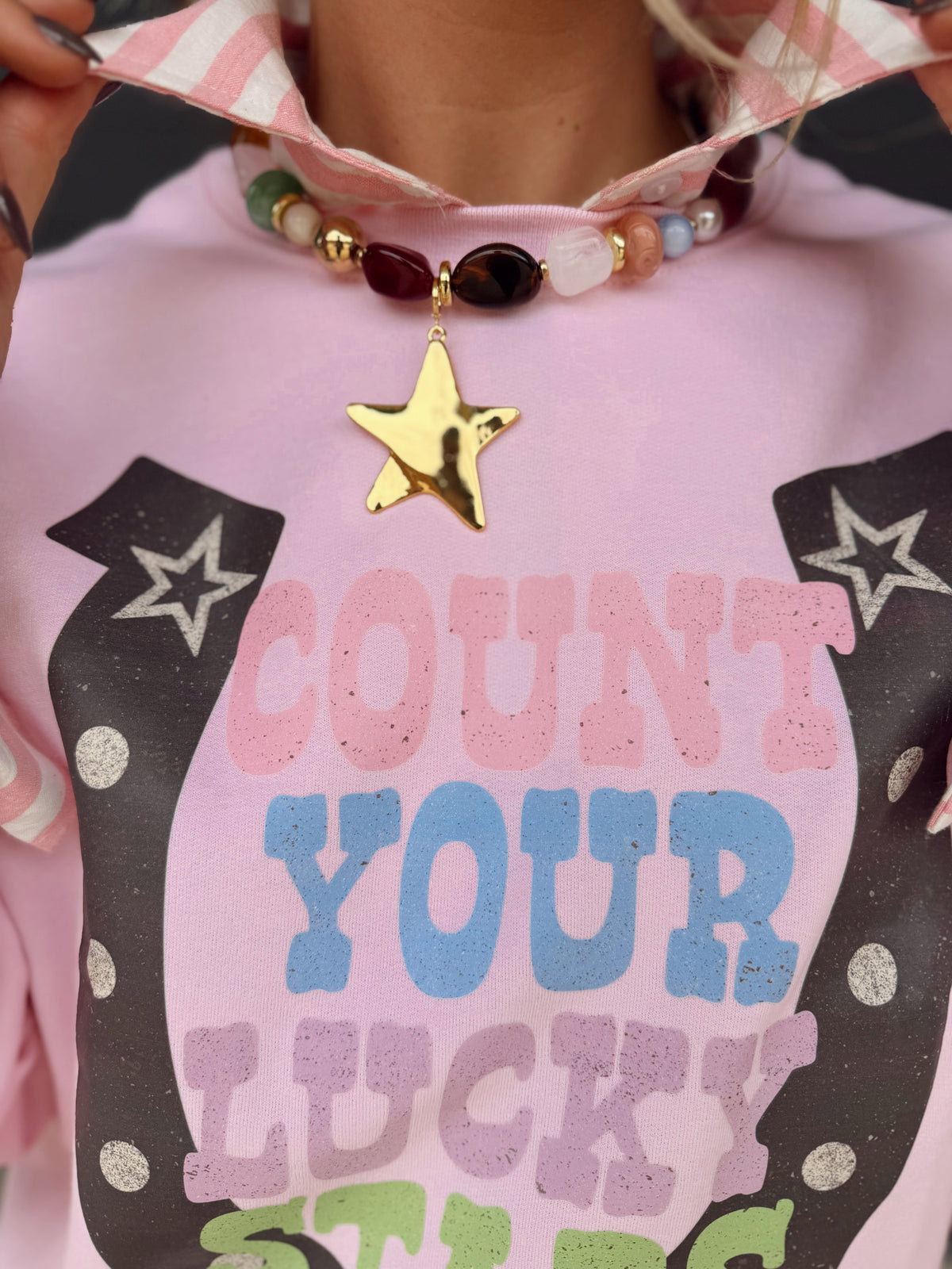 Reese Beaded Star Necklace