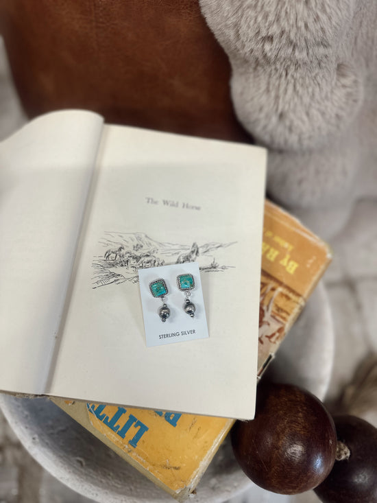 Taylor Kingman Turquoise Earrings Shara Collection